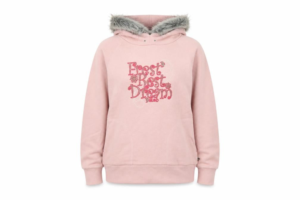 Belino Womens Pink   Pullover Hoodie Size M  - slogan