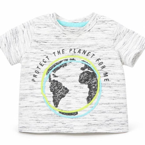 F&F Baby Grey   Basic T-Shirt Size 3-6 Months  - graphic