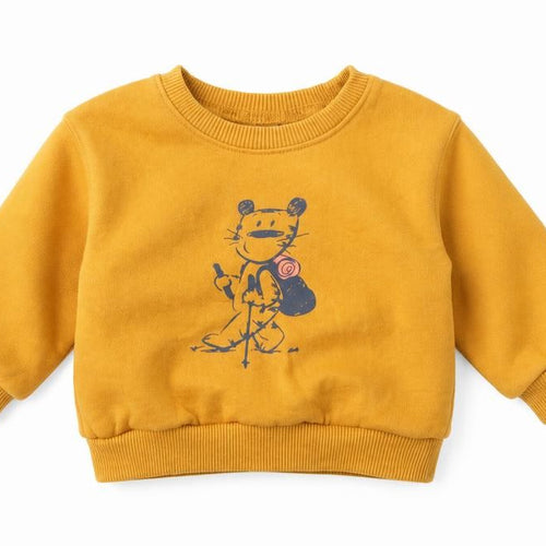 F&F Baby Yellow   Pullover Jumper Size 3-6 Months  - Tiger