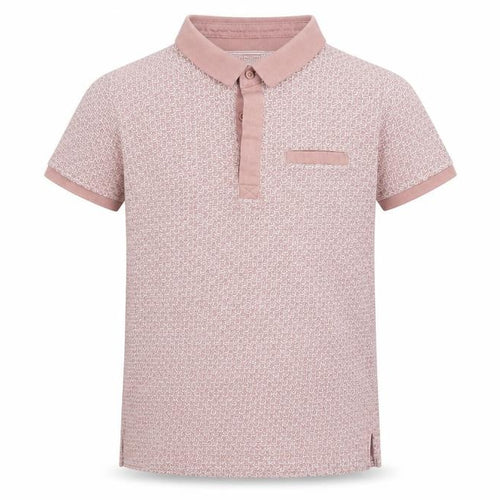 Undeniable Dudes Boys Pink Geometric  Basic Polo Size 11 Years