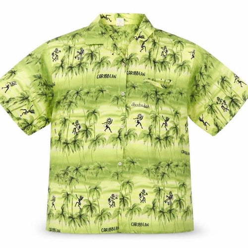 Creation Mens Green    Button-Up Size M