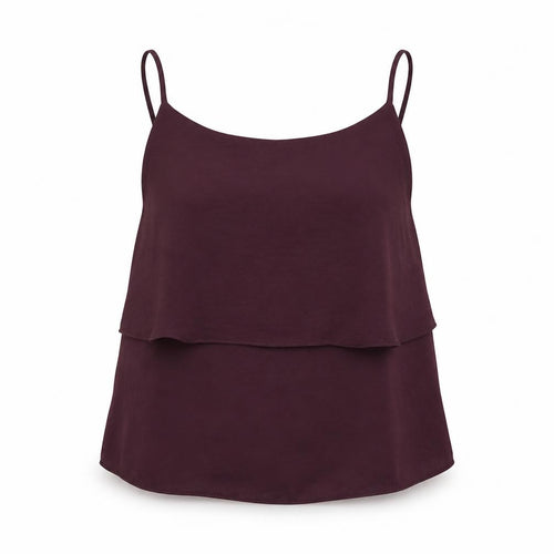 New Look Womens Red   Camisole Blouse Size 8