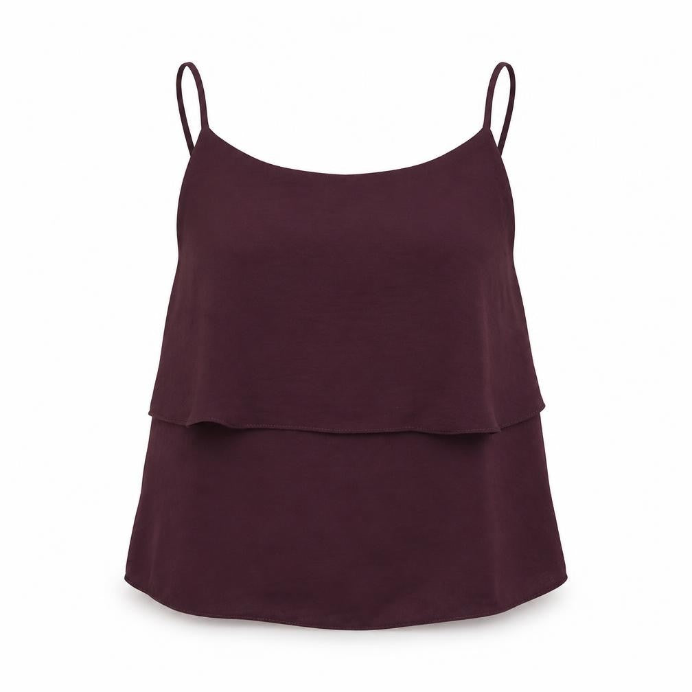 New Look Womens Red   Camisole Blouse Size 8