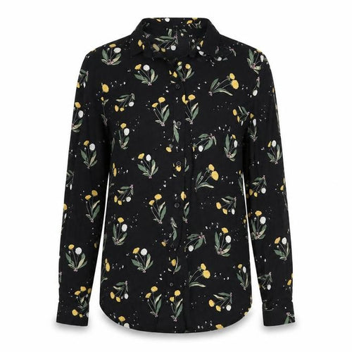 Divided by H&M Womens Black Floral  Basic  Size 8