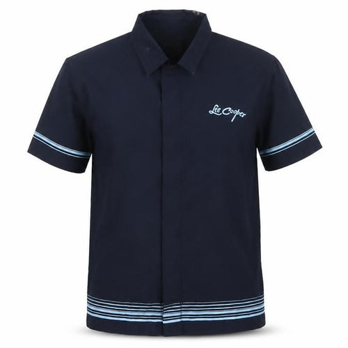 Lee Cooper Boys Blue Striped  Basic Button-Up Size 4-5 Years