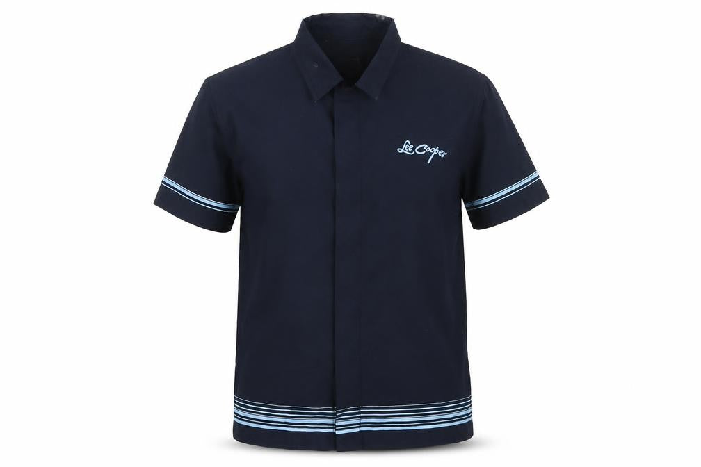 Lee Cooper Boys Blue Striped  Basic Button-Up Size 4-5 Years