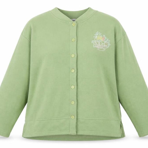 Exe Collection Womens Green  Jersey Pullover Sweatshirt Size M  - Fruit