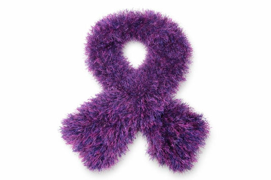 Preworn Girls Purple  Knit Rectangle Scarf Scarves & Wraps One Size
