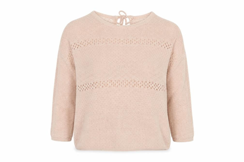 Front view of Atmosphere women’s purple knit jumper, size UK 16