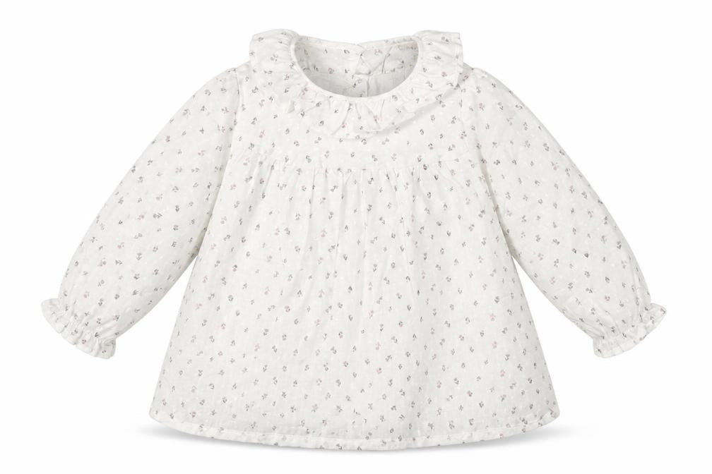 pre worn  White Houndstooth  Fit & Flare  Size 12-18 Months