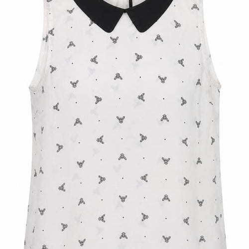 millium Womens White   Basic Blouse Size L