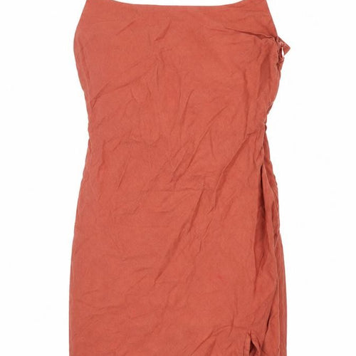 ASOS Womens Orange   Basic Blouse Size 10