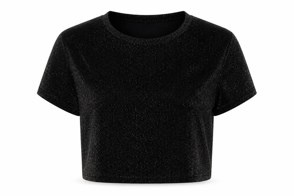 cameo rose Womens Black   Cropped T-Shirt Size 12
