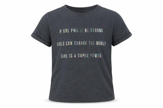 Front view of Next boys’ grey basic t-shirt, size 9, years