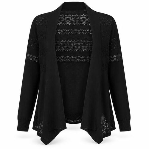 Preworn Womens Black   Cardigan Jumper Size M