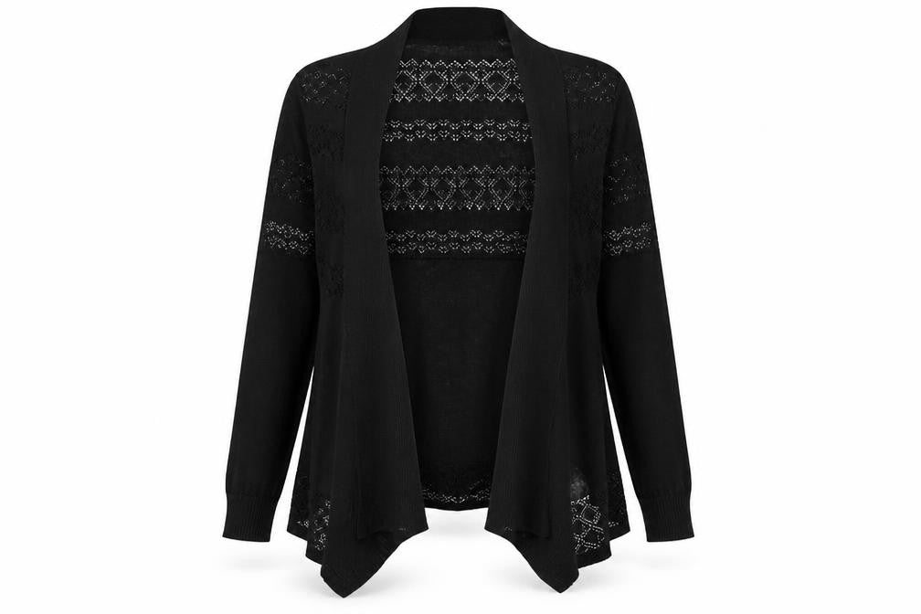 Preworn Womens Black   Cardigan Jumper Size M