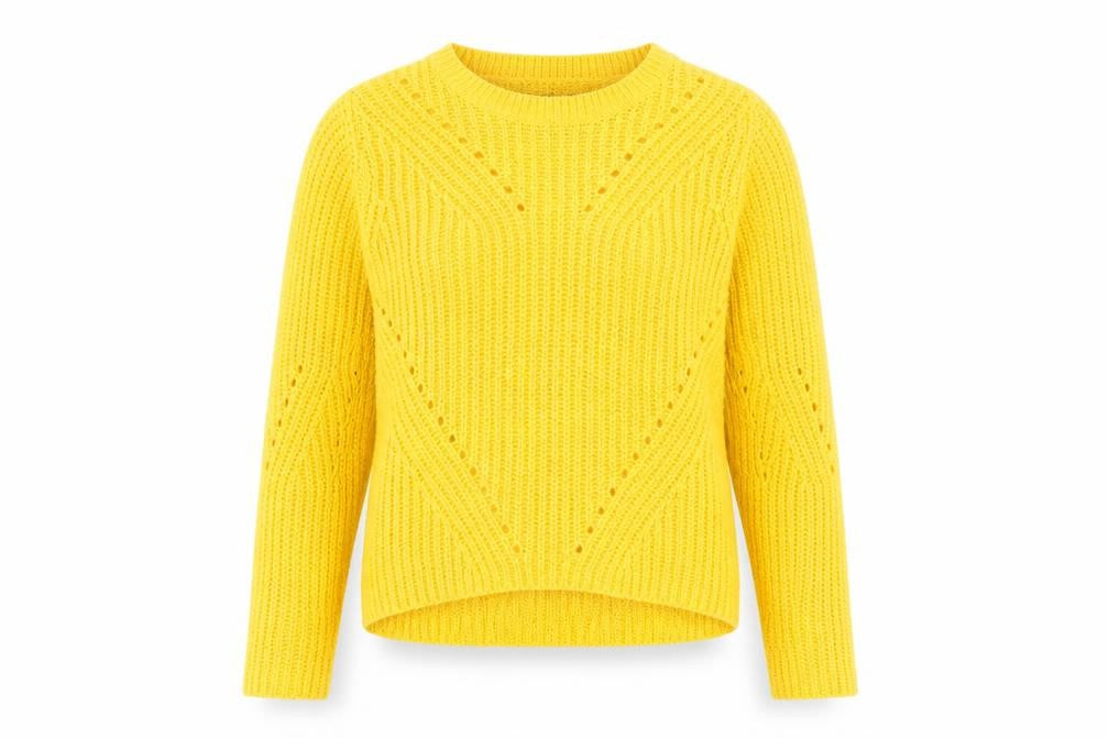 Select Womens Yellow   Pullover Jumper Size 6