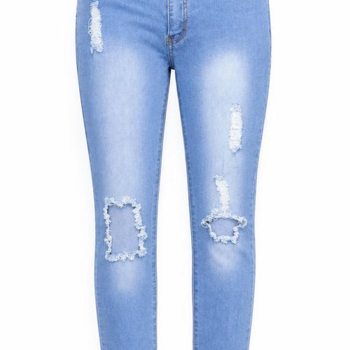 Liquor N Poker Womens Blue  Denim Skinny Jeans Size 10 L30 in