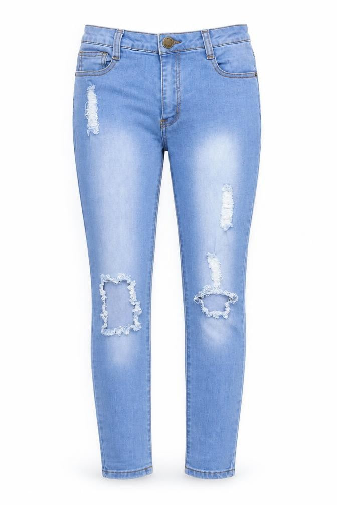 Liquor N Poker Womens Blue  Denim Skinny Jeans Size 10 L30 in