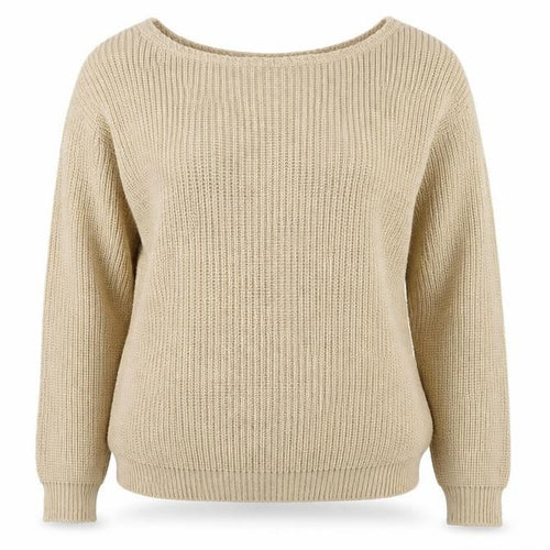 I SAW IT FIRST Womens Brown  Knit Pullover Jumper Size M
