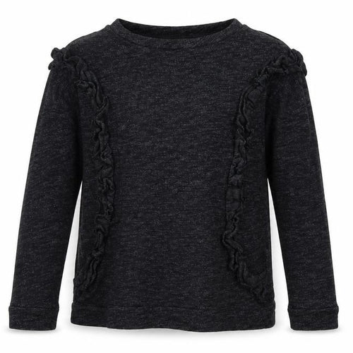 outfit kids Girls Black   Basic T-Shirt Size 9 Years