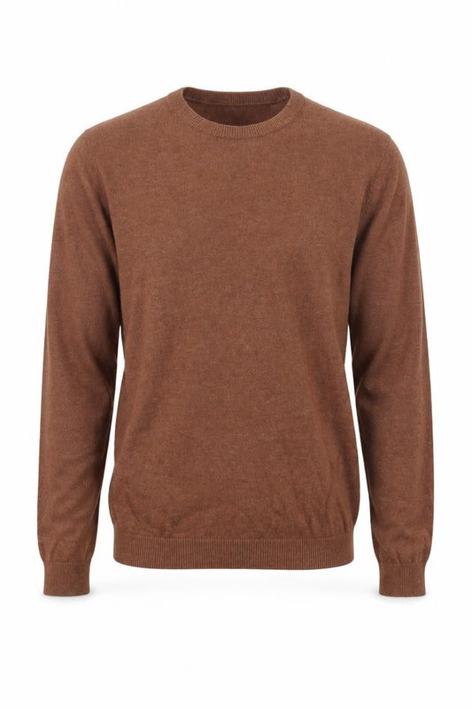 Front view of Topman men’s brown jumper, size XS