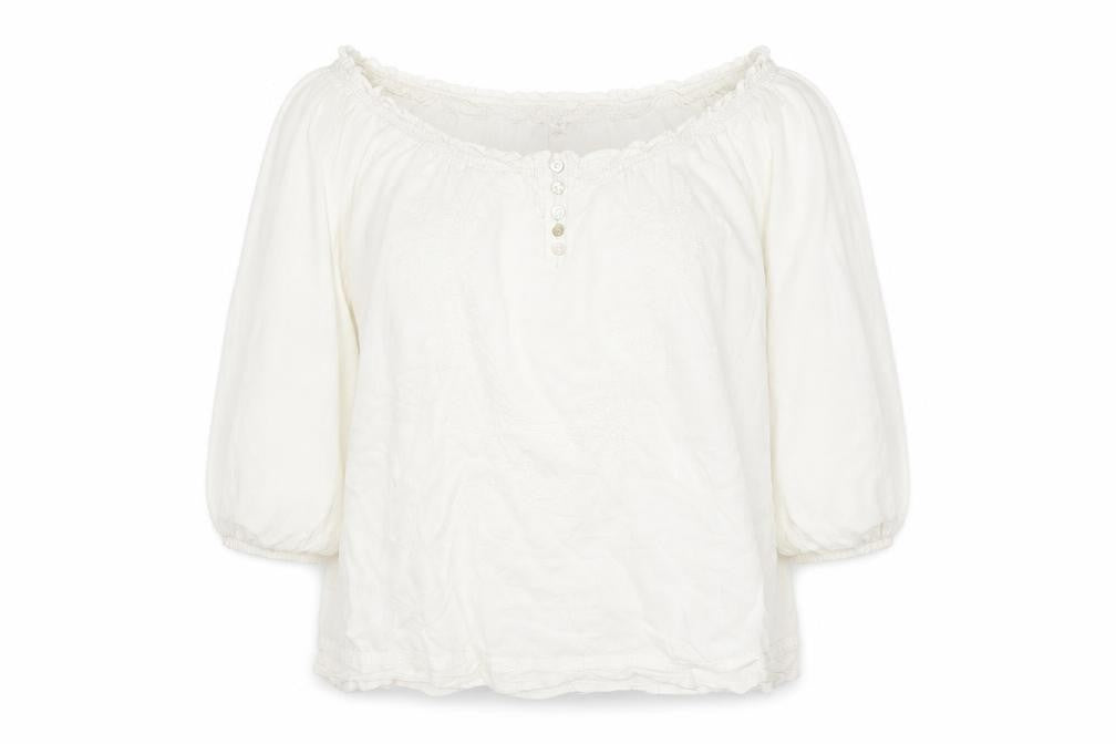 Sfera Womens White   Basic Blouse Size L