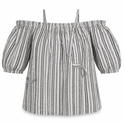 Dorothy Perkins Womens Multicoloured Striped  Basic Blouse Size 12