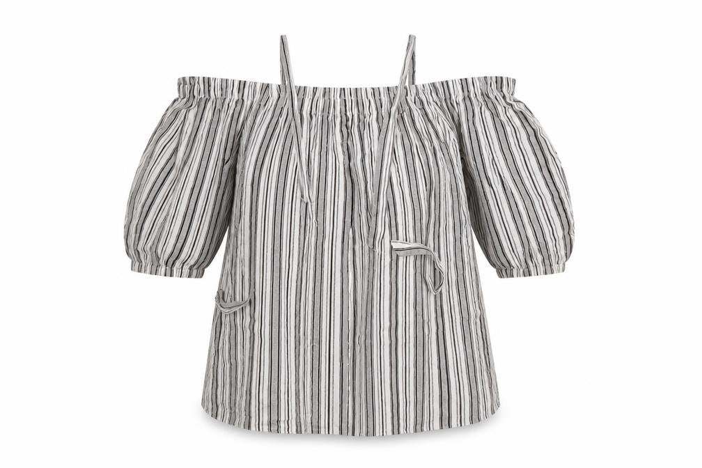 Dorothy Perkins Womens Multicoloured Striped  Basic Blouse Size 12