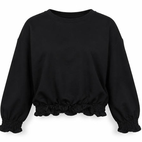 Red Herring Womens Black   Pullover Sweatshirt Size 10