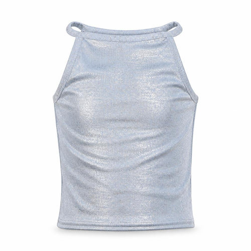 New Look Girls Silver   Basic Tank Size 9 Years