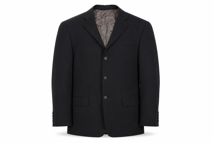 Marks & Spencer Mens Black Striped Jacket Suit Jacket Size 40