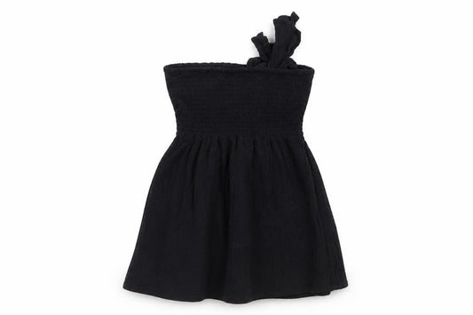 Front view of ASOS women’s black basic blouse, size UK 6