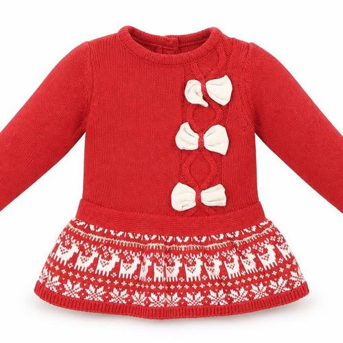 Maggie & Zoe  Red   Jumper Dress  Size 3-6 Months