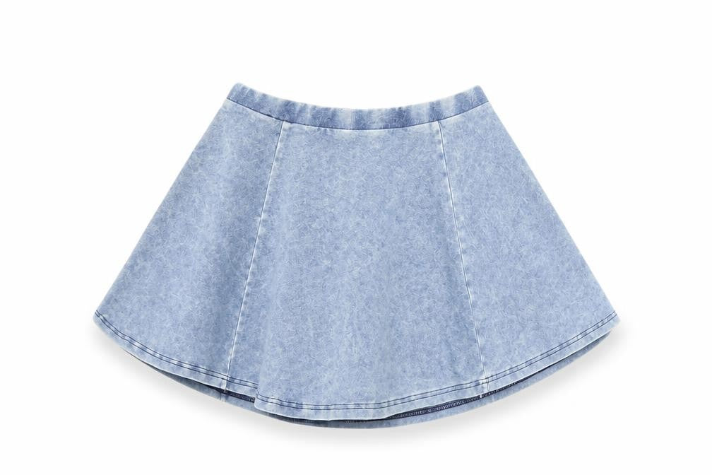 Preworn Womens Blue   Flare Skirt Size 10