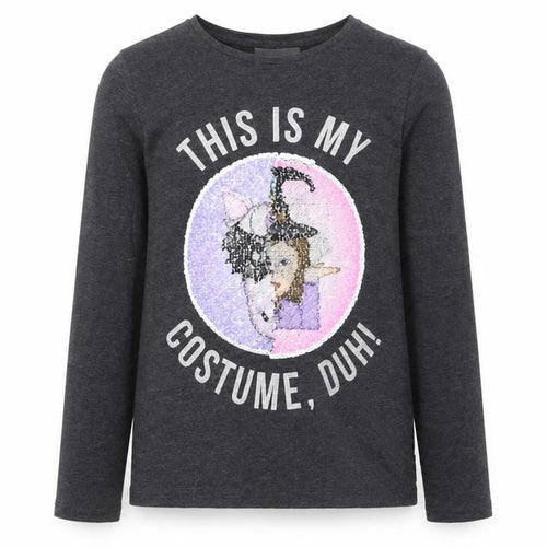 Emoji Girls Grey   Basic Casual Size 11-12 Years  - Reversible sequins