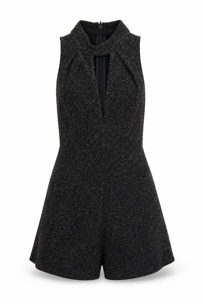 Topshop Womens Black   Playsuit One-Piece Size 6