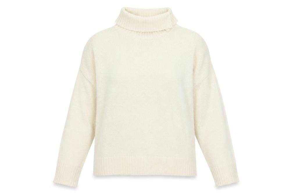 Brave Soul Womens Ivory   Pullover Jumper Size L