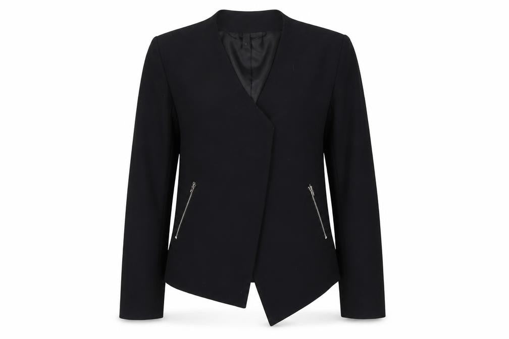Divided Womens Black   Jacket Coat Size 8