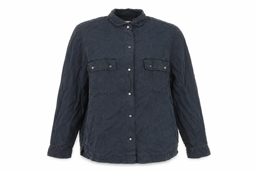 Gap Womens Black   Basic Button-Up Size L