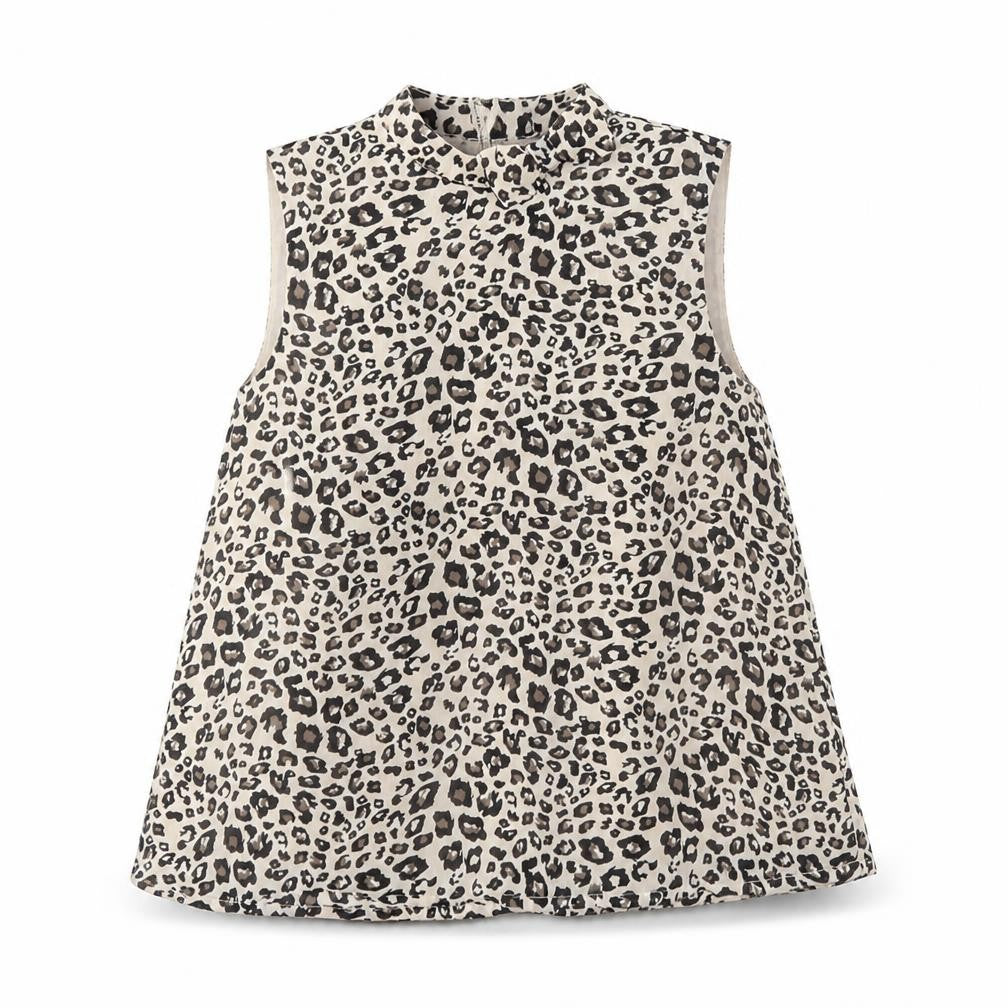 George Girls Green Animal Print  Basic Tank Size 5-6 Years