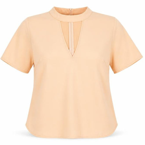 Boohoo Womens Pink   Basic Blouse Size 18