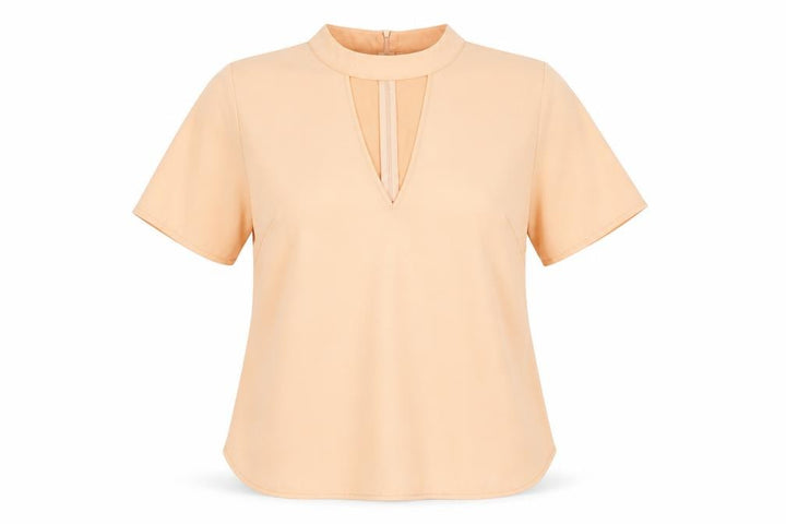 Boohoo Womens Pink Basic Blouse Size 18