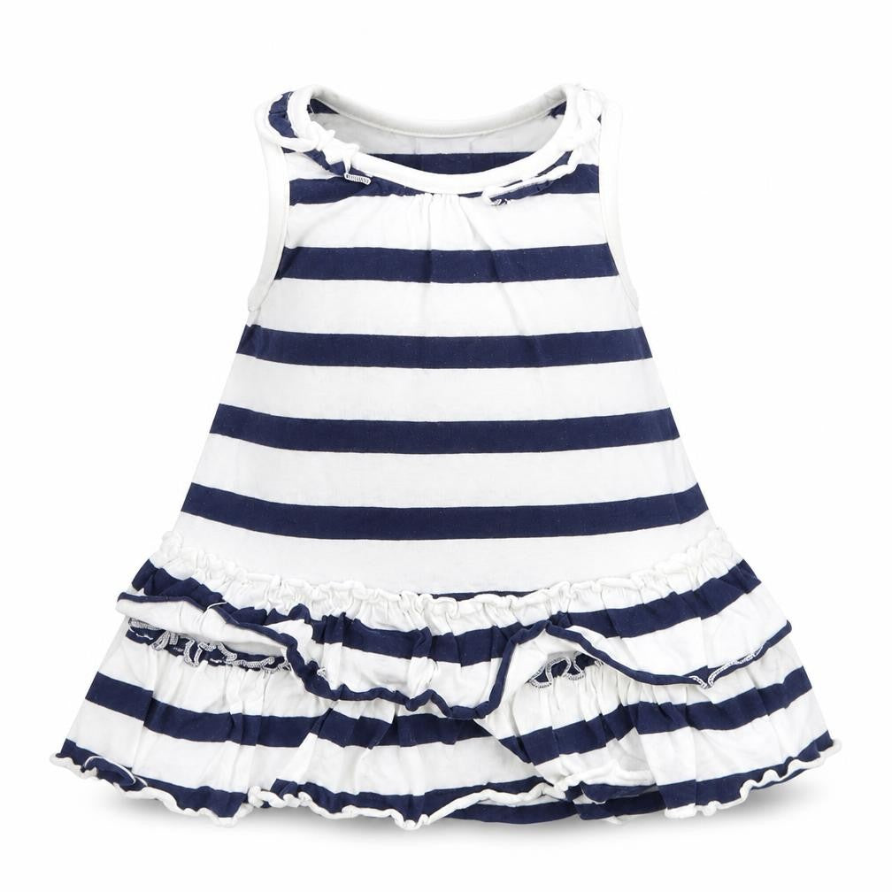 NEXT Girls Blue Spotted  Tank Dress  Size 3-6 Months