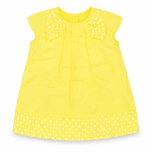 NEXT Girls Yellow Polka Dot  A-Line  Size 3-6 Months