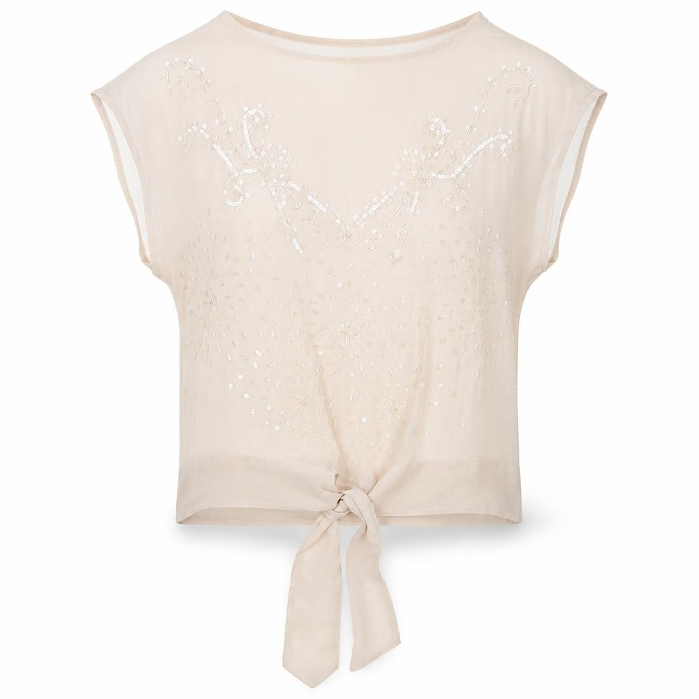 Evie Womens Pink   Basic Blouse Size 8