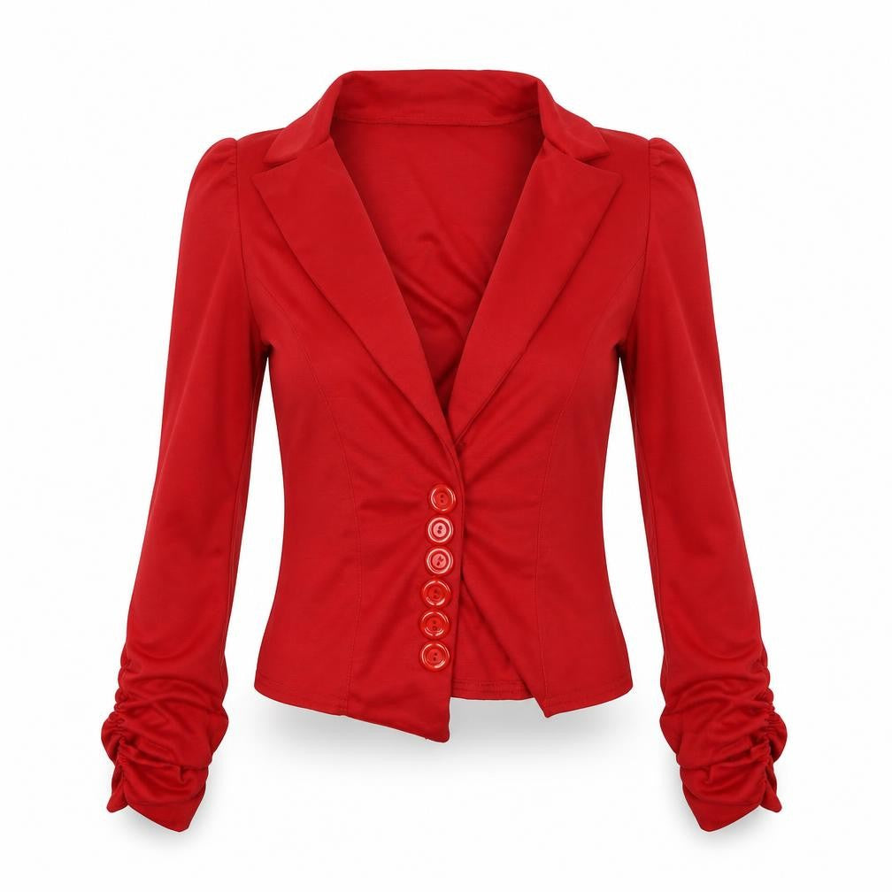 Buzy Womens Red   Jacket Blazer Size 10