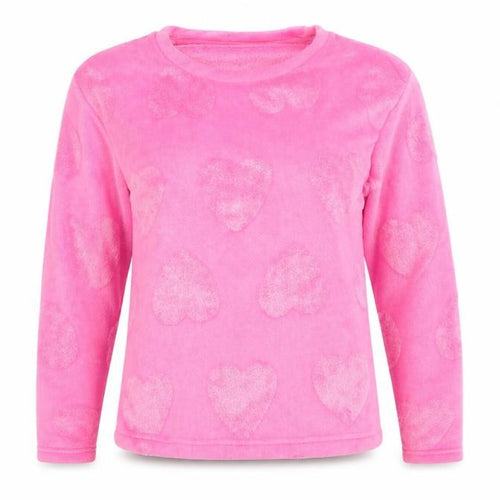 George Womens Pink Solid  Kimono Pyjama Top Size 6