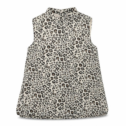 George Girls Beige Animal Print  Basic Blouse Size 8-9 Years