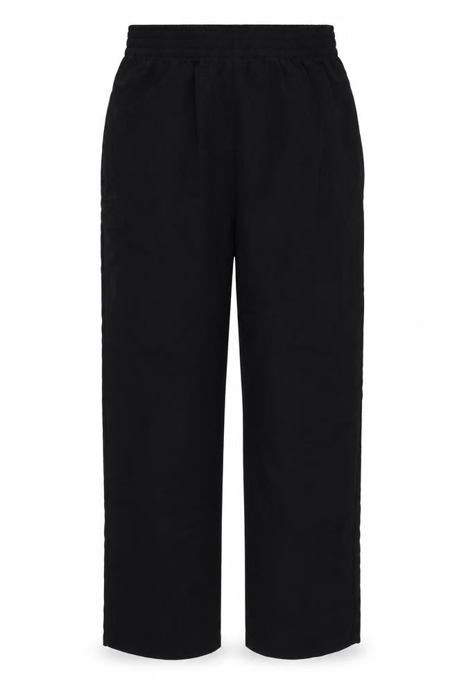 Front view of Next women’s black jogger trousers, size UK 10, 24-inch leg